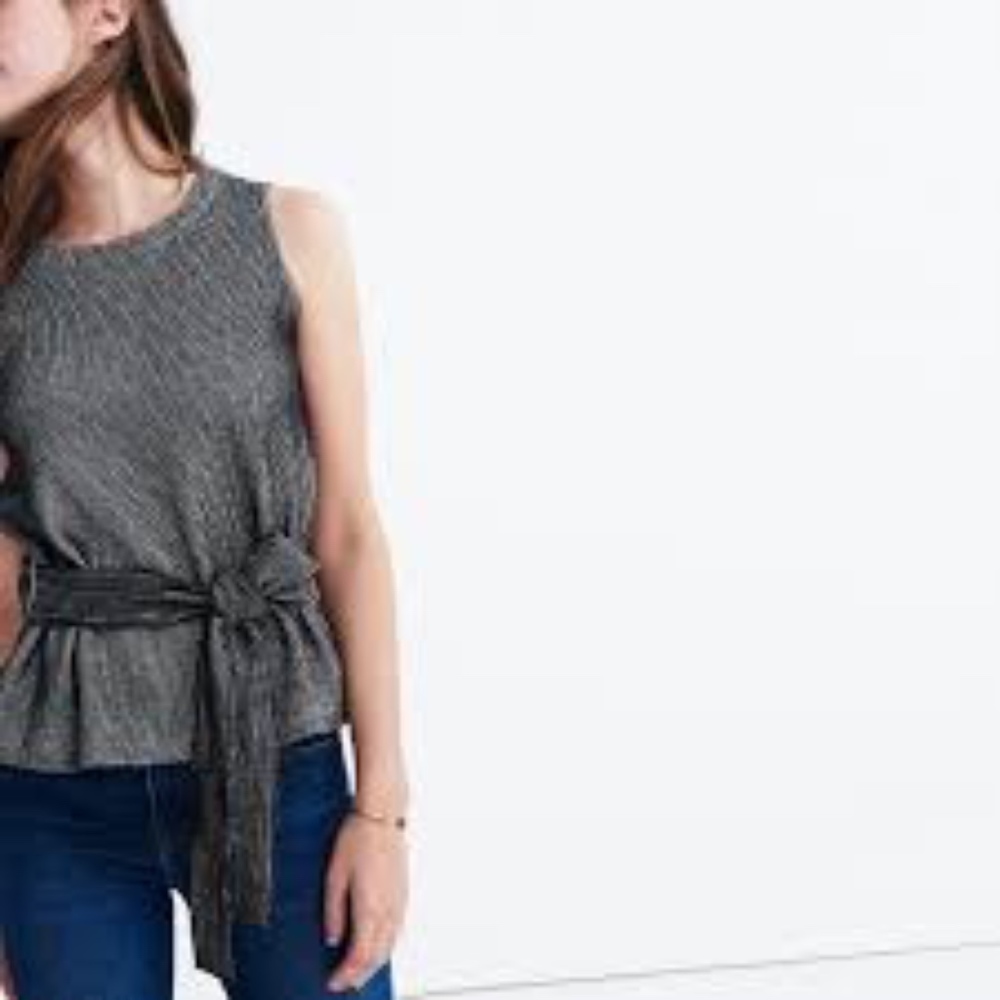 Madewell French-Rib Tie Tank